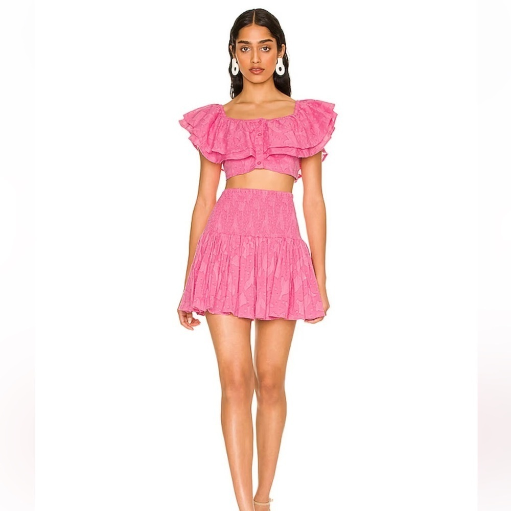Revolve Place Nationale La Jungle Top in Pink S - Picture 3 of 7